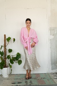 SPÓDNICA MIDI #DOTS