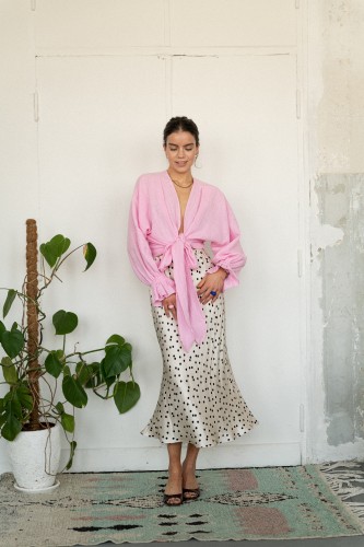 SPÓDNICA MIDI #DOTS